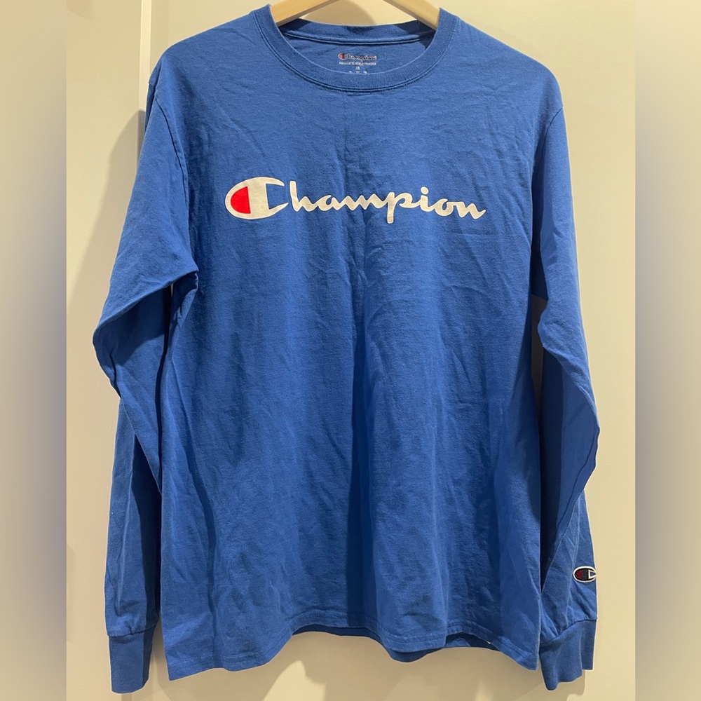 Champion Blue Long Sleeve Shirt